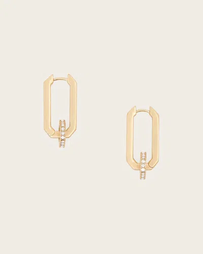 Allsaints Selene Bolt Hoop Earrings