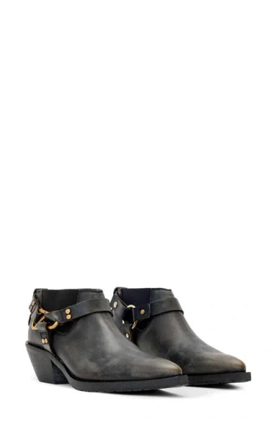 Allsaints Maisy Carabiner Heeled Boots In Black