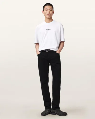 Allsaints Iggy Skinny Fit Denim Jeans In Black
