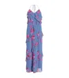 Allsaints Marina Iona Floral Halter Maxi Dress In Pink