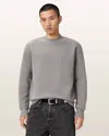 Allsaints Marko Crew Neck Merino Sweater In Gray