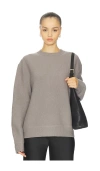 Allsaints Marko Crew Neck Sweatshirt In Gray