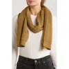 Allsaints Marled Scarf In Brown