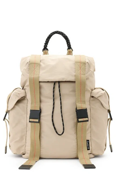 Allsaints Mars Rope Handle Backpack In Light Khaki