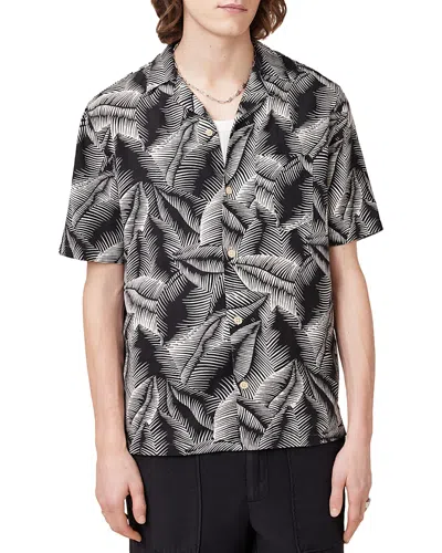 ALLSAINTS MARSEILLE LINEN & COTTON SHIRT