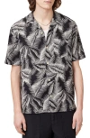 Allsaints Mens Pebblestone Gr Marseille Graphic-print Linen-cotton Shirt In Multi