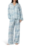 Allsaints Maude Map Print Pajamas In Blue