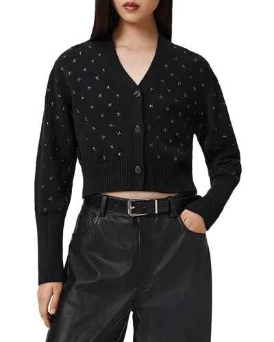 Allsaints Mazzy Cardigan In Black