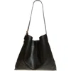 Allsaints Medium Asha Shoulder Bag In Black
