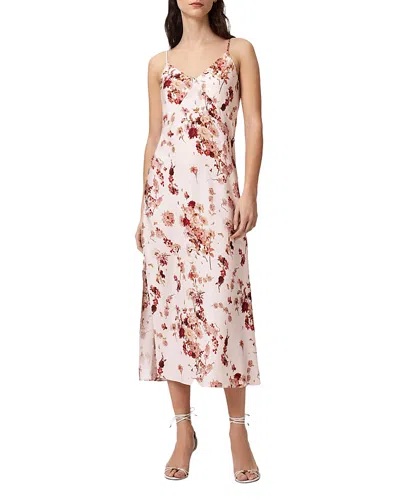 Allsaints Melody Silk Dress In Multi