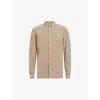 ALLSAINTS ALLSAINTS MEN'S ACRE BROWN LOVELL SLIM-FIT COTTON SHIRT