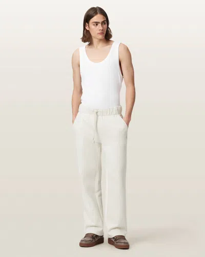 Allsaints Men's Asher Straight Fit Joggers In White