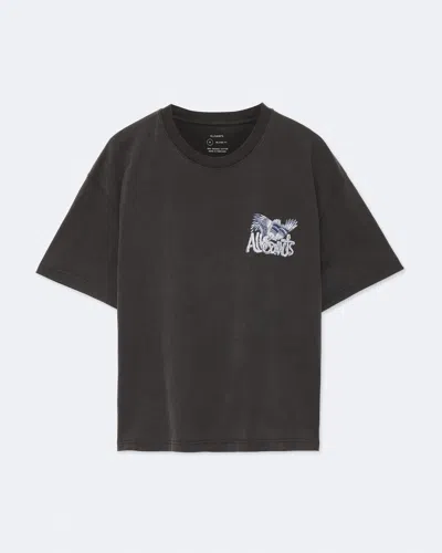 Allsaints Rattlesnake Battles Cotton Logo Graphic T-shirt In Multi