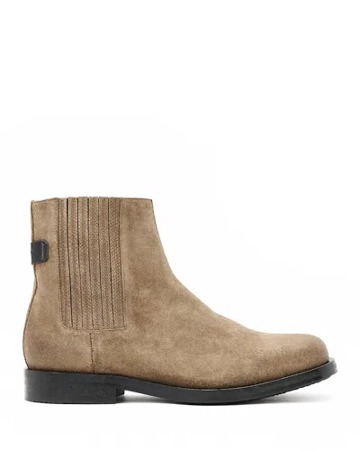 Allsaints Bloom Suede Chelsea Boots In Gray