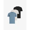 Allsaints Brace In Blue/grey/blac