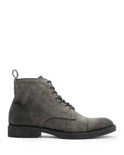 Allsaints Men's Drago Cap Toe Boots In Khaki Green