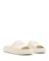 Allsaints Dune Slip On Logo Sliders In Yellow