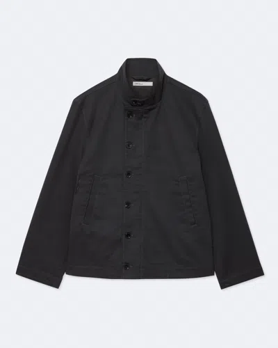 Allsaints Men's Enfield Stretch-cotton Deck Jacket In Black
