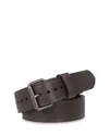 Allsaints Men's Heat Creased Leather Belt In Black