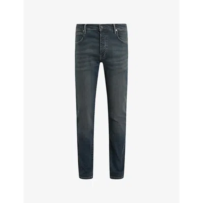 Allsaints Sid Skinny Fit Denim Jeans In Indigo Blue