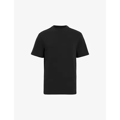 ALLSAINTS ALLSAINTS MEN'S JET BLACK NERO RELAXED-FIT SHORT-SLEEVE ORGANIC-COTTON T-SHIRT