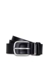 Allsaints Men's Leather Belt In Black