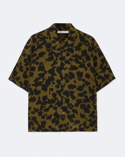 Allsaints Leo Short Sleeve Shirt In Green