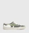 Allsaints Men's Lex Canvas Trainer Shoes In Camo Floral 9