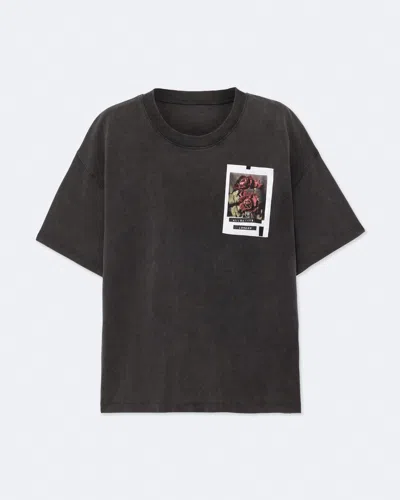 Allsaints London City Short Sleeve Crewneck Tee In Gray