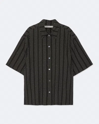 Allsaints Quasar Short Sleeve Shirt In Black