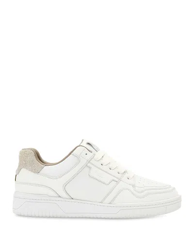 Allsaints Men's Regan Lace Up Low Top Sneakers In White