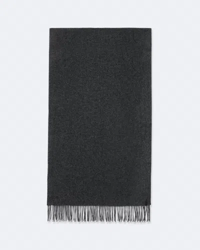 Allsaints Men's Reid Tasselled Wool Scarf In Grey