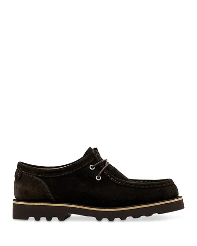 Allsaints Men's Skiff Apron Toe Loafers In Black