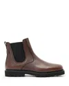 Allsaints Skiff Chelsea Boots In Brown