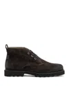 Allsaints Skiff Mid Lace-up Boot In Gray