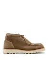 Allsaints Skiff Suede Chukka Boots In Stone Grey