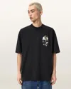 Allsaints Men's Snakehead Oversized Graphic T-shirt