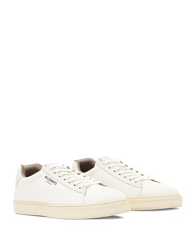 Allsaints Men's Tucker Canvas Sneakers In White