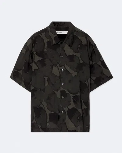 Allsaints Tulip Short Sleeve Shirt In Black