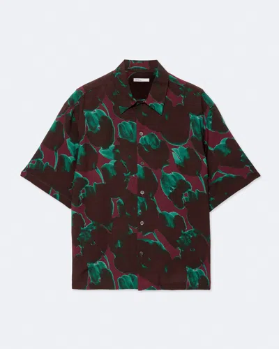 Allsaints Tulip Short Sleeve Shirt In Brown