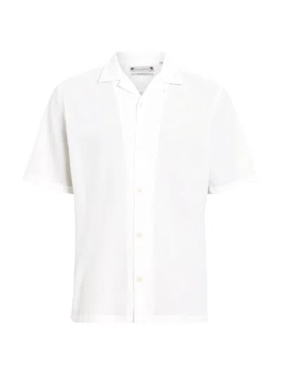 Allsaints Men's Valley Short-sleeve Shirt In White