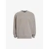 Allsaints Biggy Logo Print Relaxed Fit Sweatshirt In Chestnut Brown