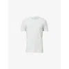 Allsaints Mens Foam Green Figure Regular-fit Short-sleeve Cotton T-shirt