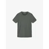 Allsaints Mens Gastor Green Figure Regular-fit Short-sleeve Cotton T-shirt In Gray