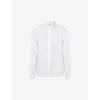 Allsaints Lovell Cotton Slim Fit Button Down Shirt In White