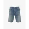 Allsaints Mens Worn Indigo Bl Straight-leg Regular-fit Denim Jeans In Worn Indigo Bl