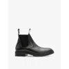 Allsaints Toby Leather Chelsea Boots In Black