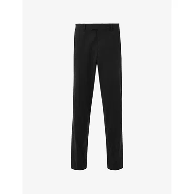 Allsaints Mens  Bay Straight-leg Cotton-blend Trousers