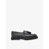 Allsaints Skiff Tassel Loafer In Black