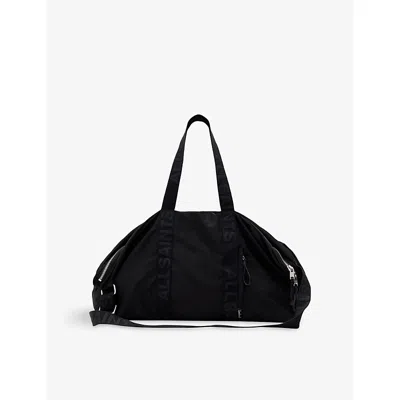 Allsaints Mens  Kei Woven Duffle Bag In Black